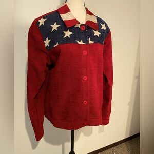 Coldwater Creek Vibrant Red Jacket